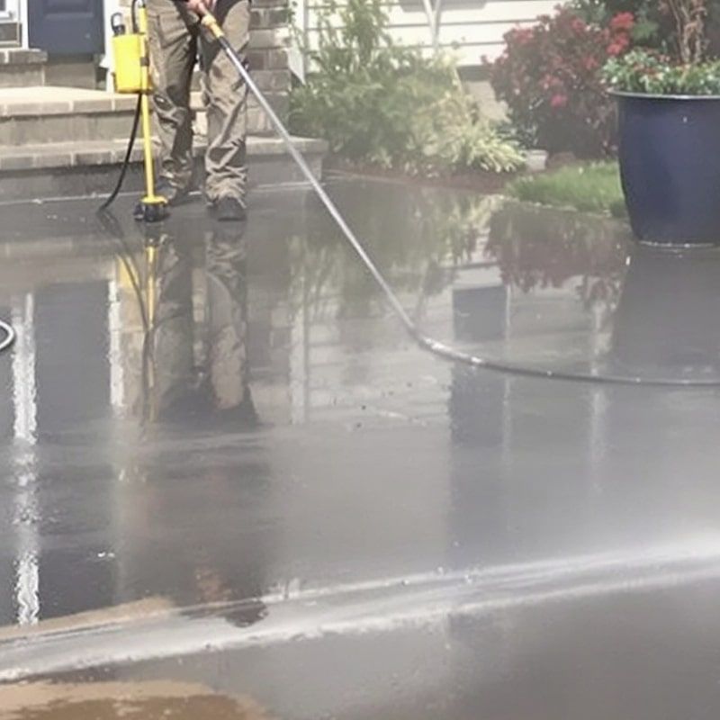 concrete pressure washing